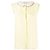 Camisa sin mangas con cuello Peter Pan Versace Amarillo