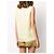 Camisa sin mangas con cuello Peter Pan Versace Amarillo - vista 3