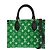 Tote Louis Vuitton OnTheGo LV Match Monogram Jacquard Velvet PM Verde