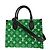 Tote Louis Vuitton OnTheGo LV Match Monogram Jacquard Velvet PM Verde - vista 2