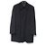 Abrigo de lana de botonadura sencilla Gucci Negro