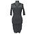 Autre Marque Ganni Cutout Strickkleid Schwarz