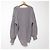 Autre Marque Liesse Strickpullover mit V-Ausschnitt Braun - Ansicht 2