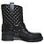 Rockstud Gesteppte Biker-Stiefel Valentino Garavani Schwarz - Ansicht 3