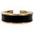 Ring Hermès Anello in pelle di vitello a doppio borchia Athena Noir Black D'oro - vista 5