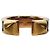 Ring Hermès Anello in pelle di vitello a doppio borchia Athena Noir Black D'oro - vista 6