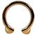 Ring Hermès Anello in pelle di vitello a doppio borchia Athena Noir Black D'oro - vista 7