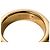 Ring Hermès Anello in pelle di vitello a doppio borchia Athena Noir Black D'oro - vista 8