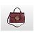 Gucci Piccola borsa a mano e a tracolla in pelle Red GG Marmont Rosso - vista 2