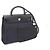 Hermès Bolsa Tote e Bolsa de Ombro Birkin Small PM em Canvas com Acabamento Prateado Preto - vista 2
