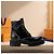 Louis Vuitton Stivali combat Remix Black Nero - vista 3