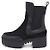 Louis Vuitton Botas Chelsea de ante con plataforma Negro