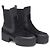 Louis Vuitton Botas Chelsea de ante con plataforma Negro - vista 3