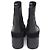 Louis Vuitton Botas Chelsea de ante con plataforma Negro - vista 4