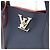 Borsa Tote Louis Vuitton Lockme Go Rosso Blu navy - vista 8