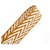 Hermès Tracolla Hermes Sangle Zigzag Bianco D'oro  - vista 2