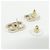 Chanel ABG904 Ohrstecker in Gold und Weiß Golden - Ansicht 3