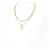 Collana Chanel ABE729 Nero Bianco D'oro - vista 6