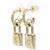 Orecchini a lobo Gold Chanel AB5936 D'oro - vista 2