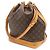 Borsa a Spalla Louis Vuitton Monogram Noe Marrone Monogramma - vista 3