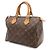 Borsa Louis Vuitton Monogram Speedy 25 Marrone Monogramma - vista 3