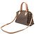 Borsa Louis Vuitton Monogram Rivoli PM Marrone Monogramma - vista 3