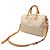Borsa Louis Vuitton Damier Azur Speedy Bandoulière 30 Bianco Crudo - vista 3