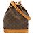 Borsa a Spalla Louis Vuitton Monogram Noe Marrone Monogramma