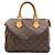Sac à main Louis Vuitton Monogram Speedy 25 M41528 Marron Monogramme