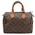 Borsa Louis Vuitton Monogram Speedy 25 M41528 Marrone Monogramma - vista 2