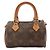 Borsa a mano Louis Vuitton Monogram Mini Speedy Marrone Monogramma