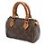 Borsa a mano Louis Vuitton Monogram Mini Speedy Marrone Monogramma - vista 3