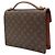 Borsa Louis Vuitton Monogram Monceau 28 Marrone Monogramma - vista 3