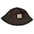 Chanel Cappello bucket in cotone nero Grigio  - vista 1