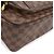 Borsa a Spalla Louis Vuitton Damier Melville Marrone - vista 4