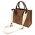 Borsa Louis Vuitton Monogram OnTheGo PM Marrone chiaro Marrone scuro - vista 3