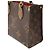 Borsa Louis Vuitton Monogram OnTheGo PM Marrone chiaro Marrone scuro - vista 7