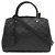 Borsa Louis Vuitton Monogram Empreinte Montaigne MM Nero - vista 2