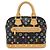 Borsa Louis Vuitton Monogram Multicolor Alma Noir Nero - vista 2