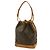 Borsa a tracolla Louis Vuitton Monogram Noe Marrone - vista 3