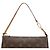 Borsa a mano Pochette Accessoires Monogram Louis Vuitton Marrone