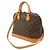 Borsa Louis Vuitton Monogram Alma M51130 Marrone - vista 3
