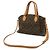 Borsa Louis Vuitton Monogram Rivoli PM Marrone - vista 3
