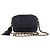Camera Chanel Shoulder Suede Patchwork Medium Black