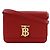 Burberry TB Flap Leather Small Rosso