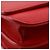 Burberry TB Flap Leather Small Rosso - vista 5