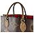 Borsa Louis Vuitton Monogram Reverse OnTheGo GM Marrone Monogramma - vista 10