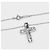 Pingente Cruz Tiffany & Co. em Platina e Diamantes Small Prata - vista 4