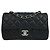 Chanel Classic Single Flap gestepptes Lammleder Mini Schwarz