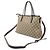 Borsa Tote Gucci GG Supreme Plus Beige Marrone scuro - vista 3